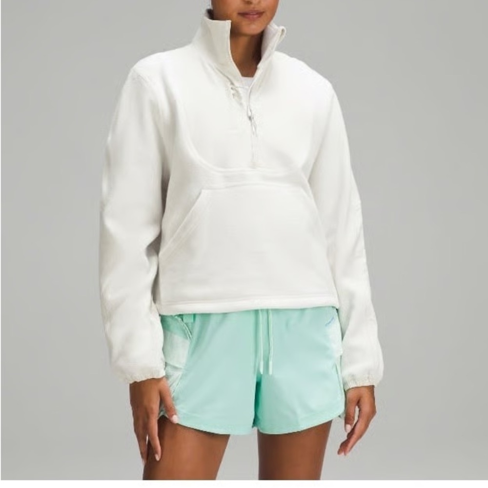 NWT lululemon athletica fleece ribstop hiking pullover Sweater